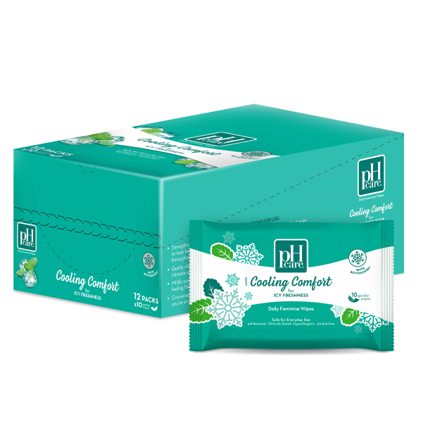 Cooling Comfort Wipes Secondary Angled